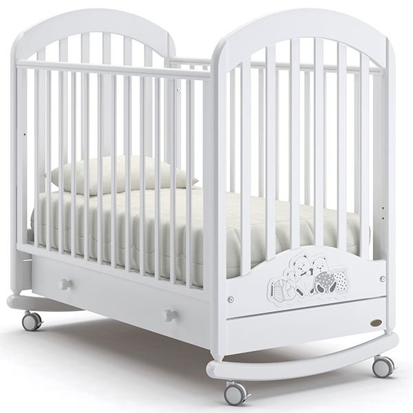 Детская кровать Nuovita Grano dondolo (колесо/качалка)